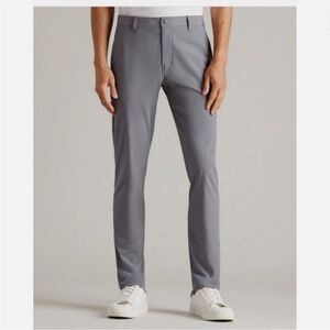 RHONE Commuter Slim Straight Leg Gray Pants‎ Size 31